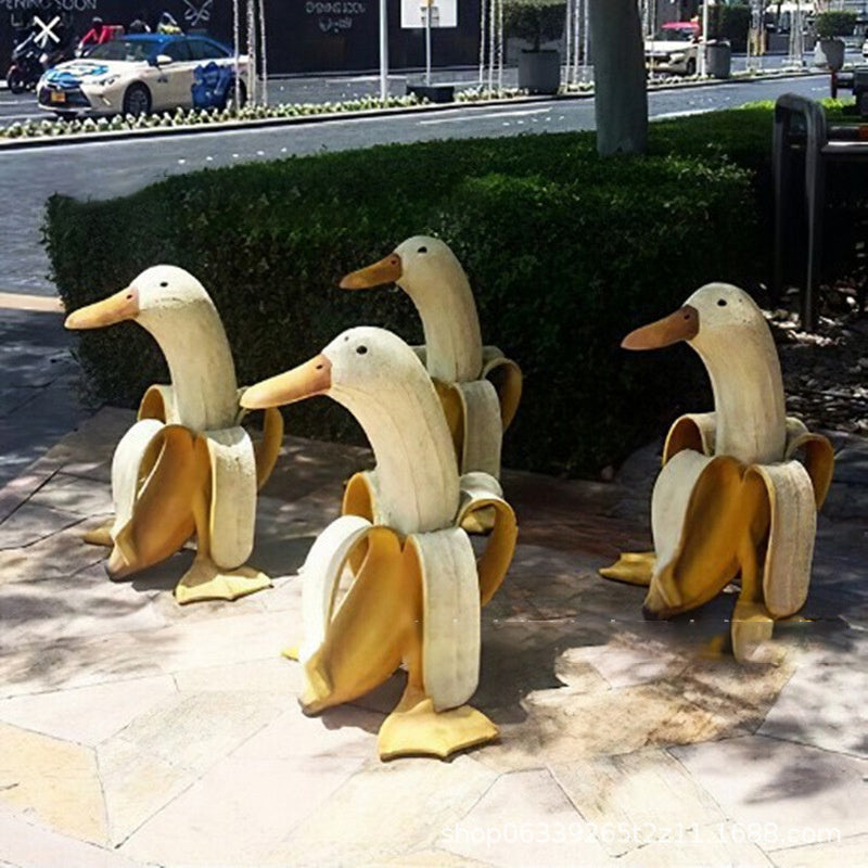 Silly Goose Banana Ornament