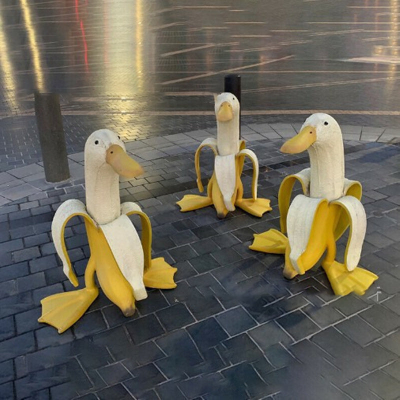 Silly Goose Banana Ornament