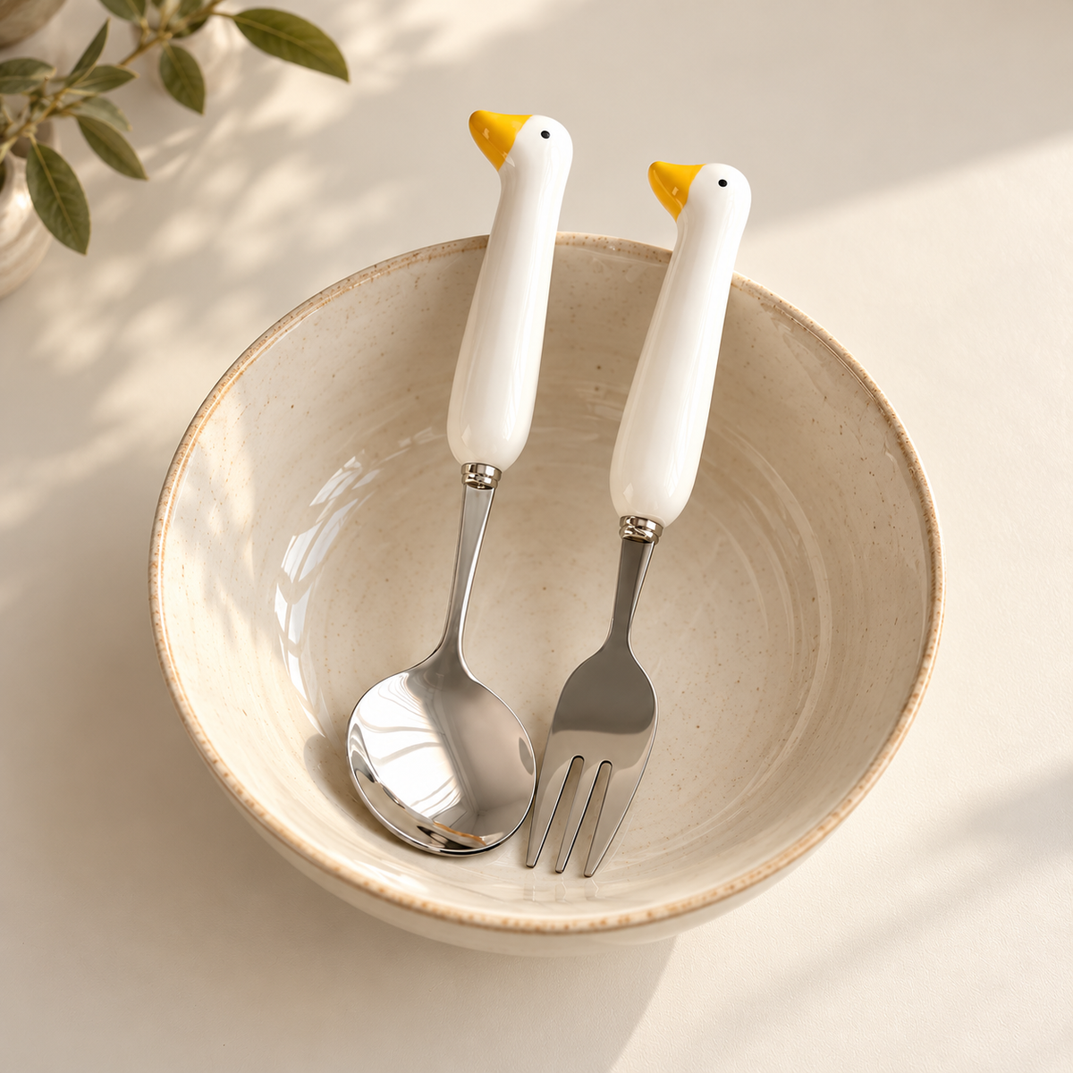 Silly Goose Cutlery Set - Joy Served Daily!